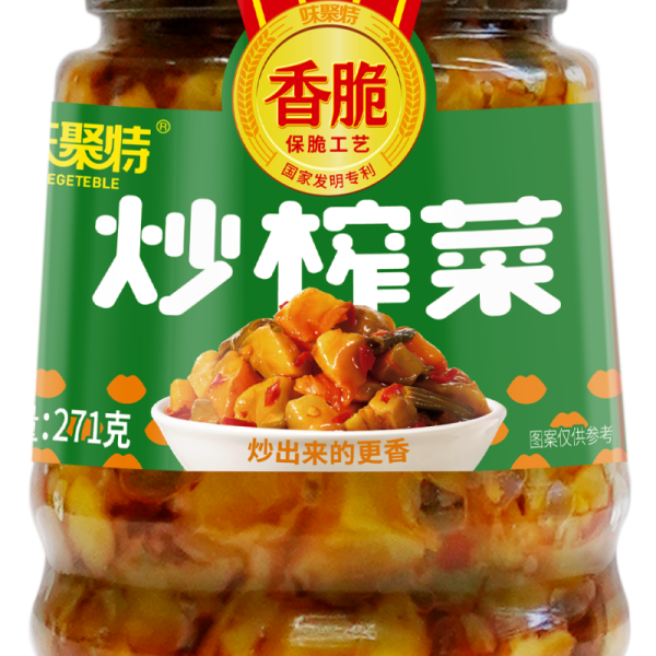味聚特炒榨菜（麻辣味）271g×12瓶