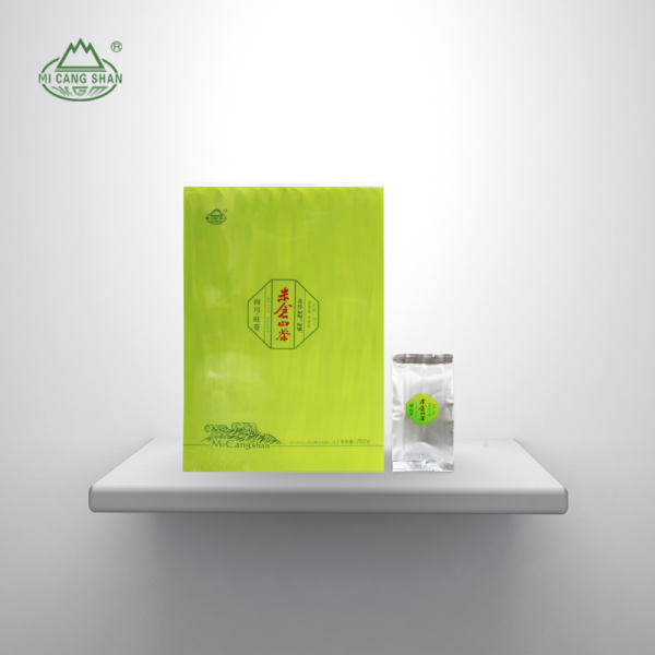 Micangshan Ecological Tea/Cuizhu-Simple Card Box,4g×63Bags
